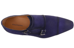 Magnanni Blauw suède