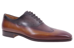 Magnanni Grijs Bruin Cognac leer